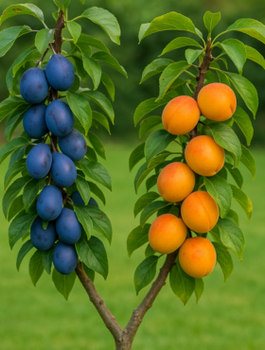 Duo švestka Časná Węgierka + Early Orange – sazenice s holým kořenem