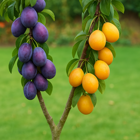 Duo švestka Renkloda Althana + Renkloda Ulena – sazenice s holým kořenem